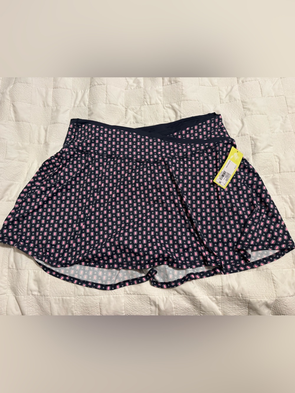 Womens all in motion Blue and a pink geometrical Skorts NWT 2X
